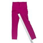 Lululemon Fast and Free High Rise Crop Leggings Nulux 23” Wild Berry Pink Size 4 Photo 6
