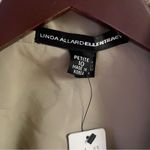 Linda Allard Ellen Tracy Sage Wool Blend Reversible Blazer Size 10P NEW Tan Photo 4