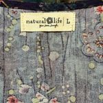 Natural Life 🌸  Collette Tiered Maxi Dress – Navy/Turquoise Floral (L) 🌸 Photo 4