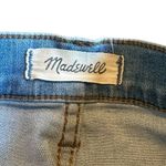 Madewell Cai Demi-Boot Cut Jeans Pants Light Wash High Low Raw Hem Size 26 Women Photo 10