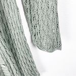 Peruvian Connection PERUVIAN CONNECTIONS Green Button Knit Long Sleeves Cardigan Size Large Photo 5