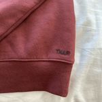 Aritzia Perfect Fit Crewneck Sweatshirt in Burgundy Photo 4