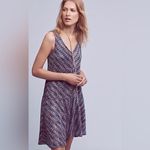 Maeve NWOT- Anthropologie Westwater Chevron Knit Sleeveless Dress Medium Photo 1