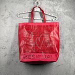 Desigual  Red Life Is Fantastic Large Tote Bag Boho Eclectic Art Pop Graffiti Y2K Photo 1