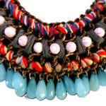 ZARA  Gold tone Boho Bobble Bead Necklace Photo 4