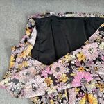 Steve Madden Flounce That Floral Dress Size Small Short Sleeve Tassel V-Neck Photo 5