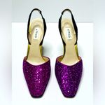 The Attico Diletta Tri Color Pink Gold Black Glitter Pumps Heels Shoes 37 NWOB Size 6 Photo 6