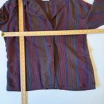 Diane Von Furstenberg VTG 80s Vintage  Plaid Flannel Button Down Shirt Size 12‎ L Photo 4