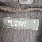 Michael Lauren  Black Turtleneck Dress Ribbed Knit Muse Size Small New Photo 4