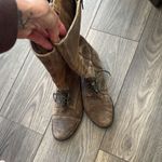 BORN Crown W82092 Gilmore Factory Distressed Tall Leather Riding Boots 8 brown Photo 4