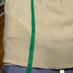 Reba  White and Blue Sundress Maxi with Puff Sleeves and Square Neckline Photo 2