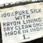 Lawrence‎ Kazar New York Silk Beaded Gown Party Dress Formal Evening Black Size L Photo 7