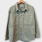 Madewell  Denim Ames Oversized Shirt-Jacket: Garment-Dyed Edition Size XXL Photo 6
