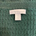 New York & Company Women’s Lace Up Green Glitter Sweater Size XL Festive Photo 4