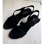 Munro heel sandals Lucia Black Nubuck size 7 Photo 5