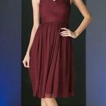 Cinderella Divine CD3802 Short Bridesmaids Sleeveless Chiffon Prom Cocktail Dres Photo 0