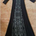  | Dresses | Xhilaration Dress Halter Maxi Round Neck 3/4. Sleeves XS Photo 0