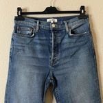 RE/DONE High Waisted Button Fly Debim Jeans Size 29 Medium Wash Photo 2