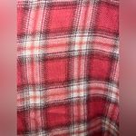AMERICAN EAGLE Coral Plaid Hooded Flannel Long Sleeve Top Cozy Fall Size XXL Photo 3