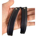 Coach Chelsea Heritage Stripe Signature Tote Black White Coated Canvas #F15134 Photo 9