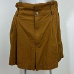 Madewell Paperbag Shorts High Rise Size 8 (Medium) Linen Blend Rust color Photo 0