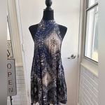 Free People Beaux Bandana Print High Neck Slip Dress small boho festival Photo 1