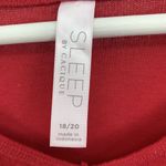 Cacique Plus 18/20 Shirt Hi Lo Holiday Sleep Top Professional Mistletoe Tester Photo 1