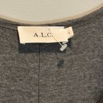 ALC Frank A.L.C. Gray Sleeveless Side Ruched Jersey Knit Mini Dress - size Large Photo 5