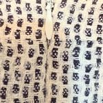 J.Crew Cotton Linen Blend No. 2 Pencil Skirt Navy and Cream Size 2 Photo 3