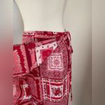 Jonathan Martin  Pink Boho Wrap Maxi Skirt, Size Large Photo 2