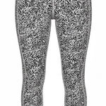 Athleta  Ultimate Textured Tights  7/8 Tight Size Medium Black White Leggings Photo 0