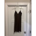 Siren Lily Juniors Size Large Brown Empire Waist Sleeveless Dress Y2K Party Hoco Photo 6