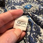 GOA Collection Paris Blue Geometric Floral Tiered Boho Maxi Dress Size undefined Photo 7