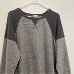 Hem & Thread ALTAR'D STATE Heather Gray Fuzzy Waffle Knit Thermal Top Sweatshirt Photo 1
