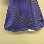 Under Armour  Women’s Purple/Gray HeatGear Long Sleeve Striped Pullover-large Photo 6