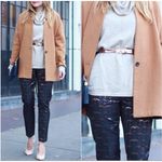 Boden Jacquard Trouser Pants Metallic Rose Gold Blue 12L Tall Holiday Party Glam Size undefined Photo 1