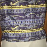 Arizona Jeans Like New Blue Arizona Leather Vest Size Medium Photo 4