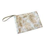 Cream and Gold Cosmetic Accessory Bag Photo 2