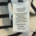 Talbots Size 2X Full Zip Up Hoodie White Black Stripes Pockets Casual Comfort Photo 6