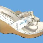 Tommy Hilfiger Tommy girl awesome white sandals with 3.5” wedges! Photo 0