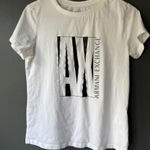 Armani Exchange Women's White Short Sleeve T-Shirt Size S Photo 0