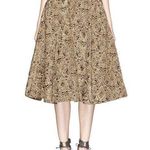 Alice + Olivia NWT Rachelle in Gold Black Beaded Brocade Midi Gown Skirt 0 $1198 Photo 0