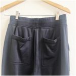 James Perse Women's Joggers Cotton Pants Black Ankle Cuffs Pockets Size 1 Photo 6