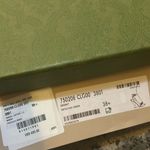 Gucci  95mm Regent Leather Wedge Sandal size 38.5 Photo 2