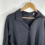 Adidas  Climalite Black Quarter Zip Long Sleeve Pullover Women's Size Large L Photo 2