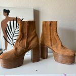 Simon Miller High Raid Platform Chunky Suede Leather Platform Brown Boot Size 38 Photo 6