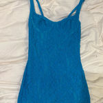 Urban Outfitters Blue  Mini Dress Corset Photo 0