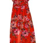 Eliza J Floral High/Low Maxi Dress Mint Condition Size 4 Photo 10