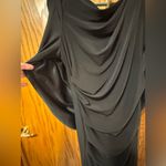 Betsy and Adam  NWT Long 3/4 Sleeve Cowl Neck Drape Back Gown Size 14 A23033 Photo 9