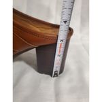 Johnston & Murphy Vivica Leather Buckle Block Heel Lug Sole Mules. S39 Photo 5